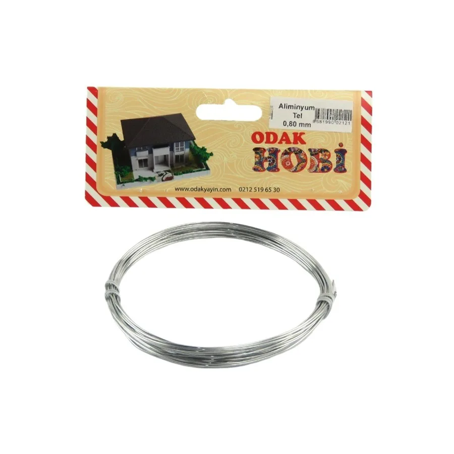 Odak Hobi 0.8 Mmx6mt Alüminyum Tel