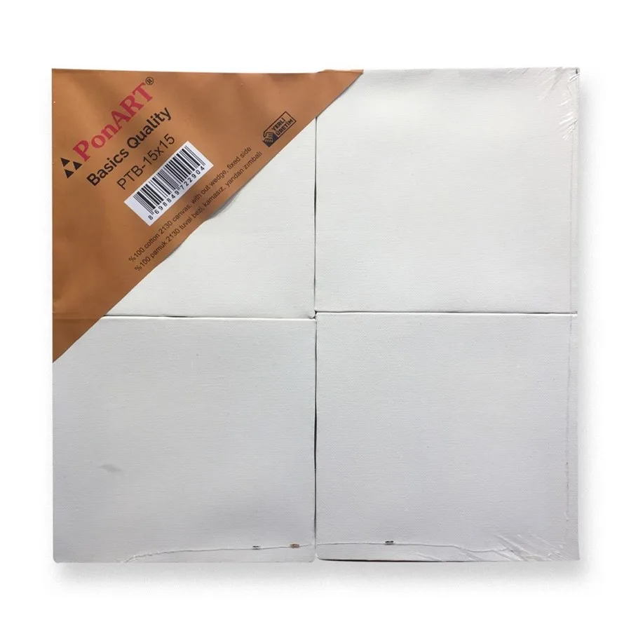 Ponart 15x15 Cm Basics Tuval 4"lü Ptb-15x15
