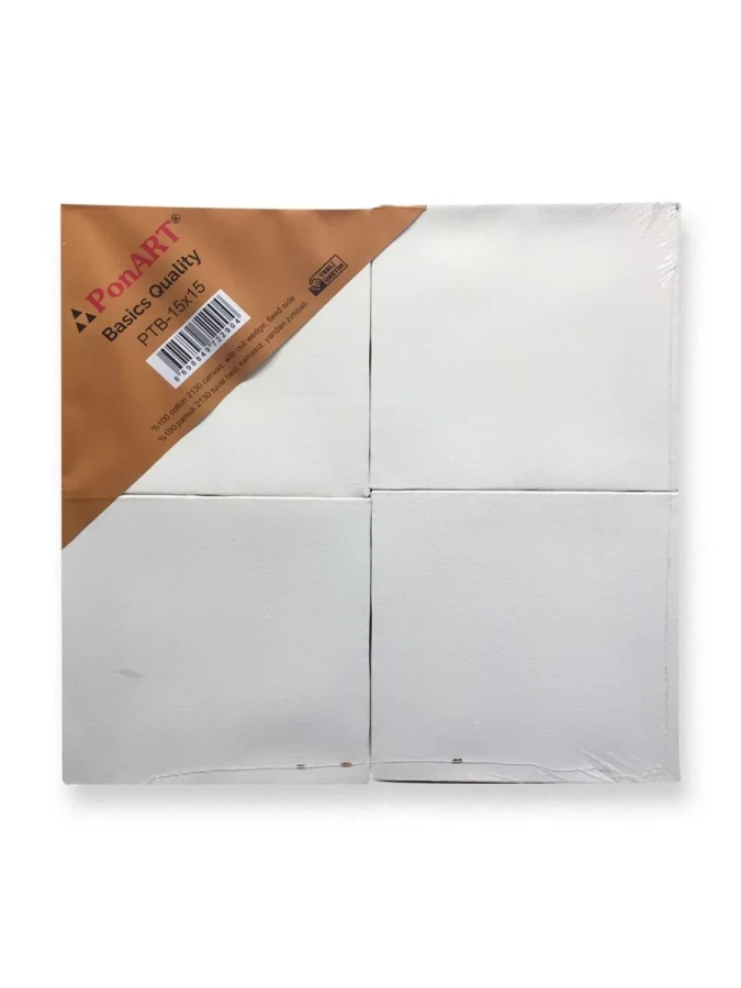 Ponart 15x15 Cm Basics Tuval 4"lü Ptb-15x15