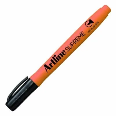 Artline Supreme 4.0 Mm Kesik Uç Fosforlu Kalem Floresan Orange Epf-600
