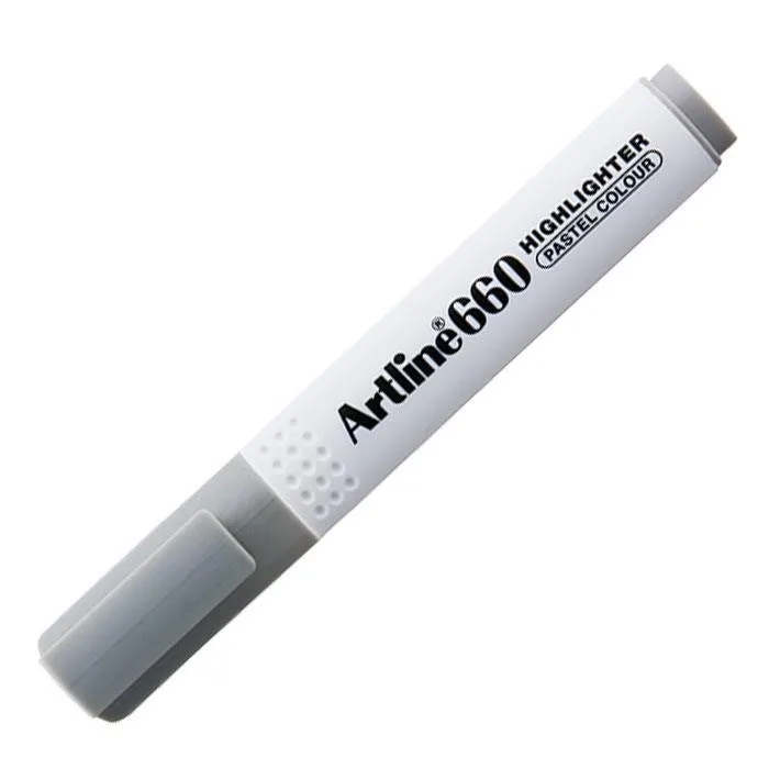 Artline Kesik Uç Fosforlu Kalem Pastel Grey Ek-660n