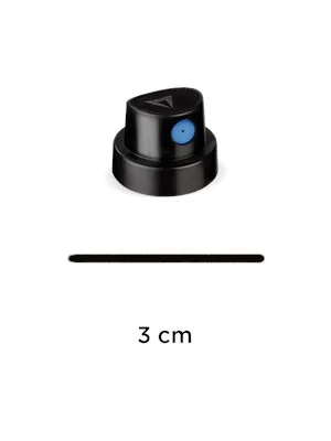 Molotow Sprey Başlığı 1 Cm Siyah-beyaz Başlık Cap N:9020
