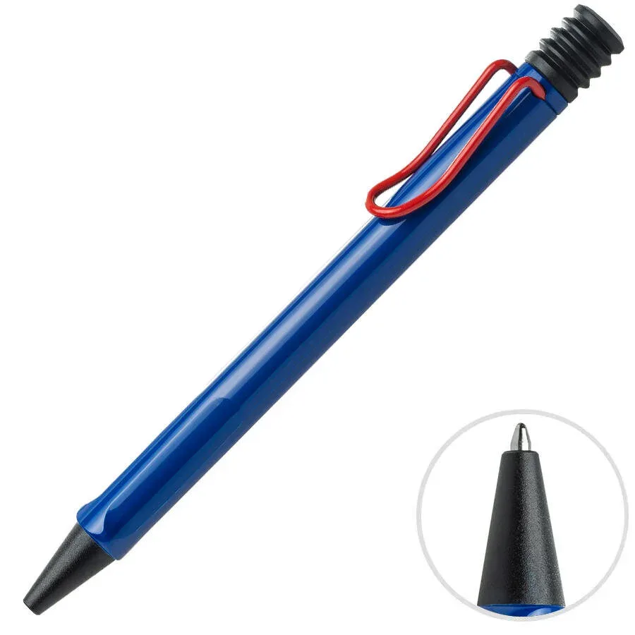 Lamy Safari Tükenmez Kalem Kırmızı Renk Klips Mavi 214mk