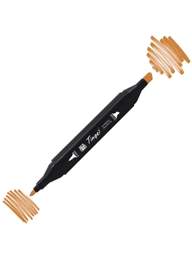 Del Rey Twin Çift Uçlu Marker Kalem Br103 Potato Brown