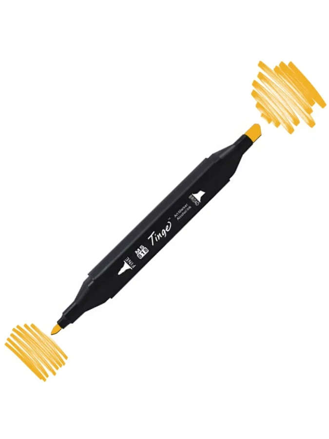 Del Rey Twin Çift Uçlu Marker Kalem Yr31 Dark Yellow