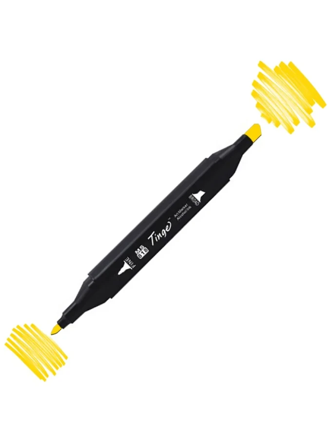 Del Rey Twin Çift Uçlu Marker Kalem Y34 Yelow
