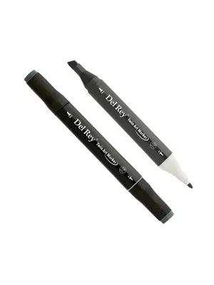 Del Rey Twin Çift Uçlu Marker Kalem Cg0.5 Cool Grey