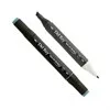 Del Rey Twin Çift Uçlu Marker Kalem Bg1 Blue Grey