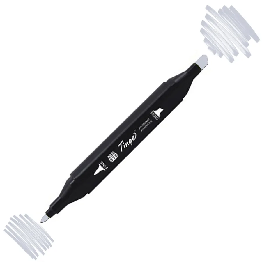 Del Rey Twin Çift Uçlu Marker Kalem Cg2 Cool Grey