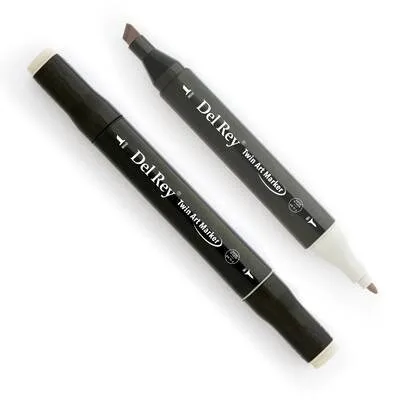Del Rey Twin Çift Uçlu Marker Kalem Wg1 Warm Grey