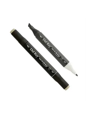 Del Rey Twin Çift Uçlu Marker Kalem Wg4 Warm Grey