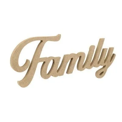 Aka Ahşap Dekoratif Famıly Yazısı Famıly1
