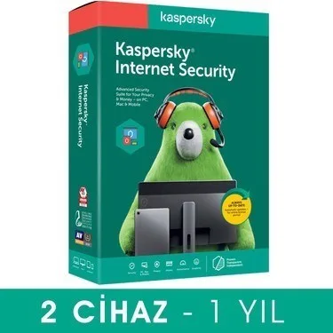 Kaspersky İnternet Security 2 Kullanıcı 1 Yıl
