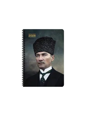 Keskin Color 17x24 Spiralli Günlük Ajanda Başkomutan(atatürk) 600160-99 (2026)