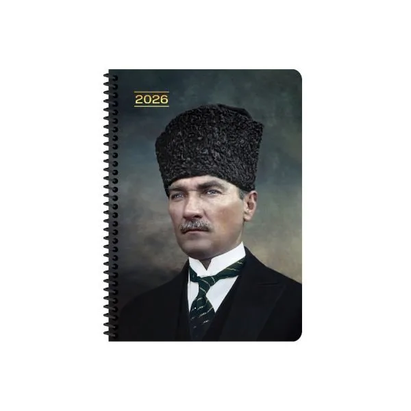Keskin Color 17x24 Spiralli Günlük Ajanda Başkomutan(atatürk) 600160-99 (2026)