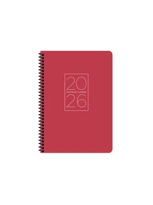 Keskin Color 17x24 Spiralli Haftalık Ajanda Kırmızı 600168-99 (2026)