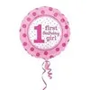 Nedi 18" 1 Fırst Bırthday Boy\gırl Mavi\pembe Folyo Balon 0052