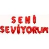 Nedi Seni Seviyorum Folyo Balon Gold\kırmızı R0086