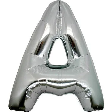 Nedi 40" (102 Cm ) Folyo Balon Gümüş Harf