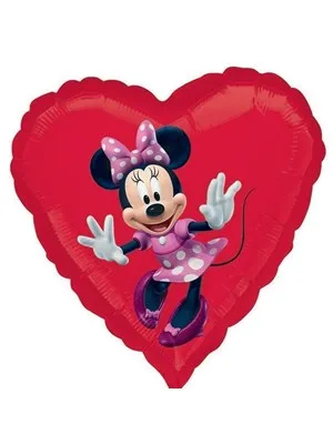 Nedi Folyo Balon Lisanslı Minnie Mouse Kırmızı 22944