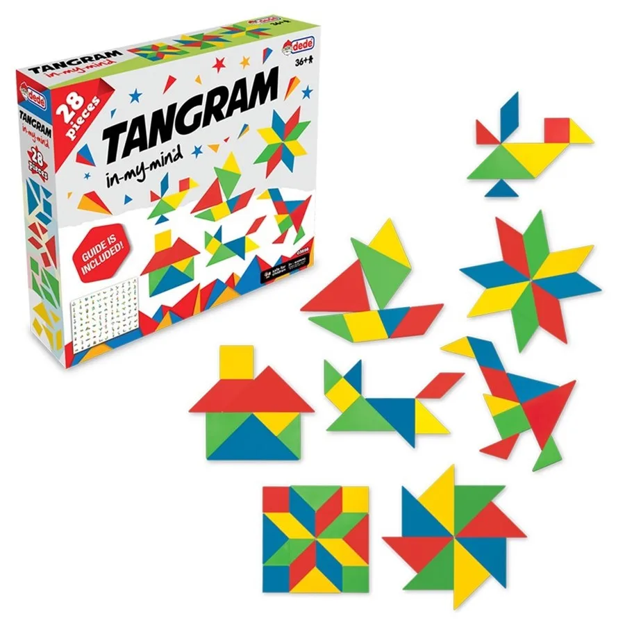 Dede 28 Parça Tangram Kutulu 03698
