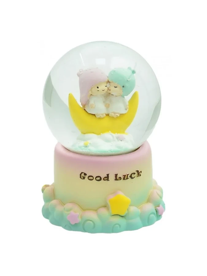 Taros Kar Küresi Orta Boy Good Luck Işıklı 6494