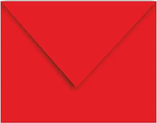 Asil 13x18 Cm 80 Gr Davetiye Zarfı Kırmızı As-5206
