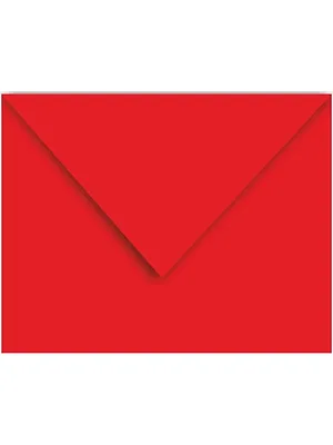 Asil 13x18 Cm 80 Gr Davetiye Zarfı Kırmızı As-5206