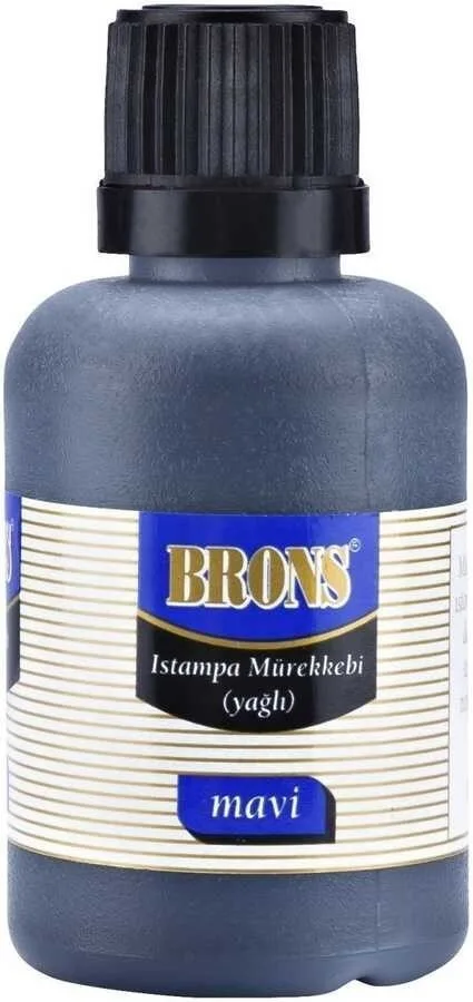 Brons Istampa Mürekkebi Mavi 50 Cc Br-329