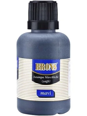 Brons Istampa Mürekkebi Mavi 50 Cc Br-329