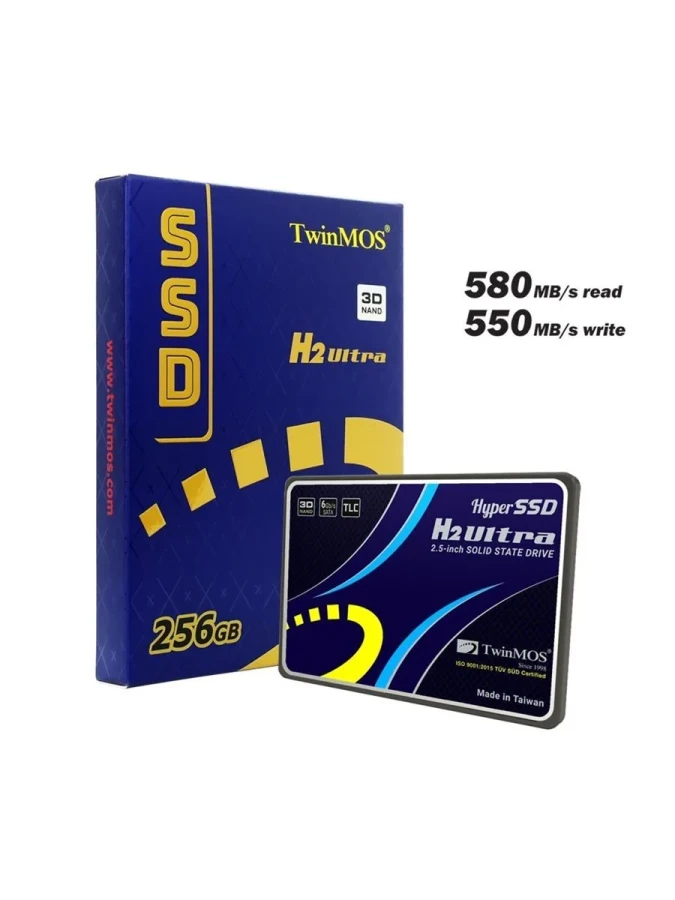 Twinmos Tm256gh2ugl 256gb 2.5" Sata3 Ssd 580mb-550mb\s Harddisk