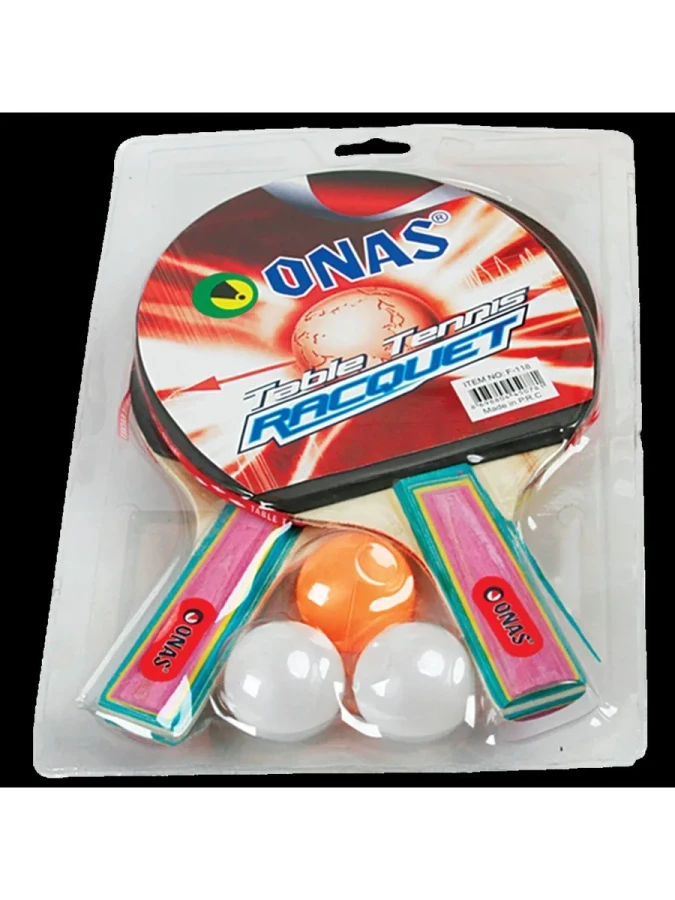 Mball Masa Tenisi Raket Seti (2 Raket+3 Top) F-118