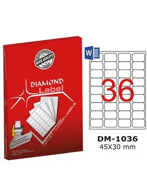 Diamond Label 99.1x139 Mm A4 Laser Etiket 100"lü Dm-1004