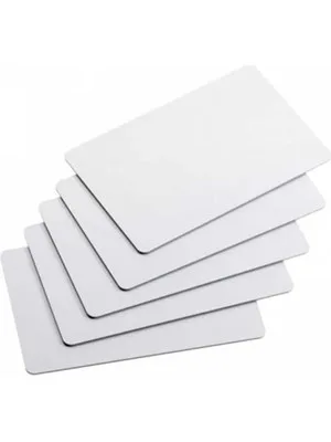 Pvc Boş Kart 10x18 Cm