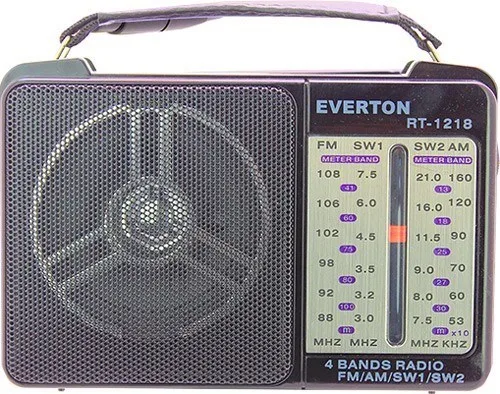 Everton Rt-1218 Fm Pilli ve Elektrikli Nostaljik Radyo
