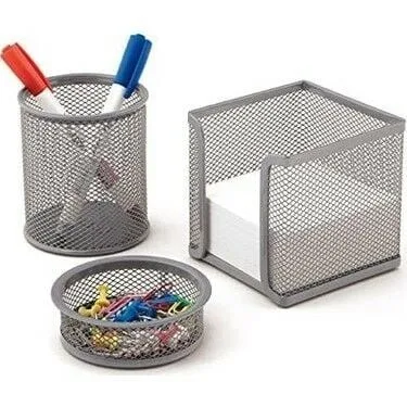 Mas Metal Perfore 3 Lü Set Silver 505