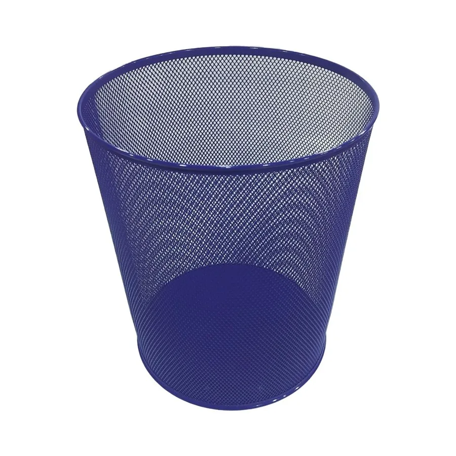 Mas Çöp Kovası Metal Tam Delikli 10 Lt Lacivert 854