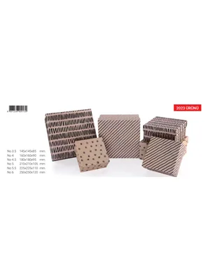 Gıpta Crafty Black Kare Hediye Kutusu No:6 Bx0130