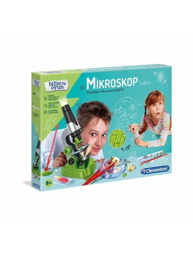 Clementoni Bilim ve Oyun - İlk Mikroskop Setim Cle-64963