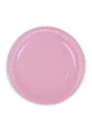 Nedi 22 Cm Karton Tabak 8 Li Düz Makaron Pembe 84522
