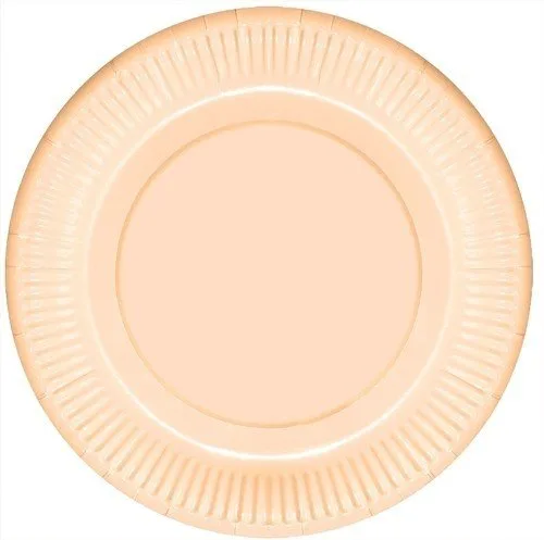 Nedi 22 Cm Karton Tabak 8 Li Düz Makaron Somon 84521