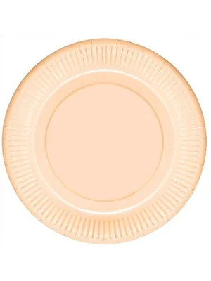 Nedi 22 Cm Karton Tabak 8 Li Düz Makaron Somon 84521