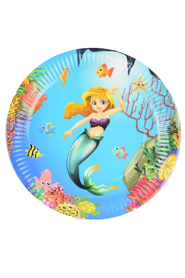 Nedi 22 Cm Karton Tabak 8 Li Deniz Kızı 52397