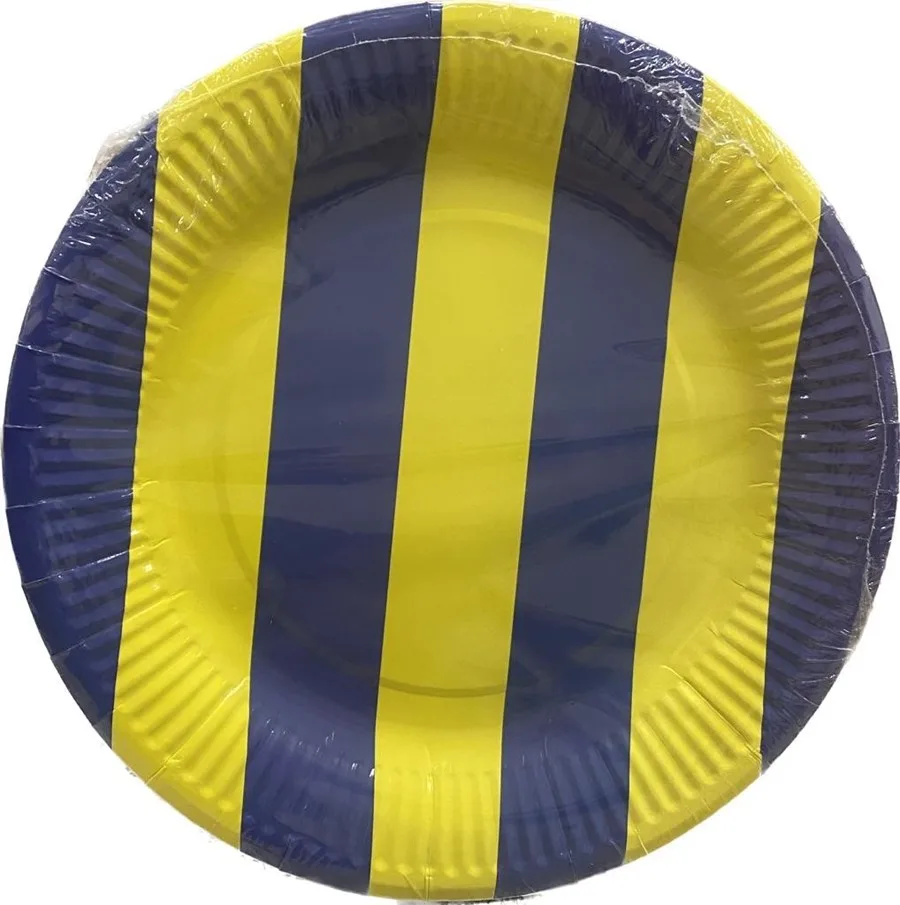 Nedi 22 Cm Karton Tabak 8 Li Sarı-lacivert 38225