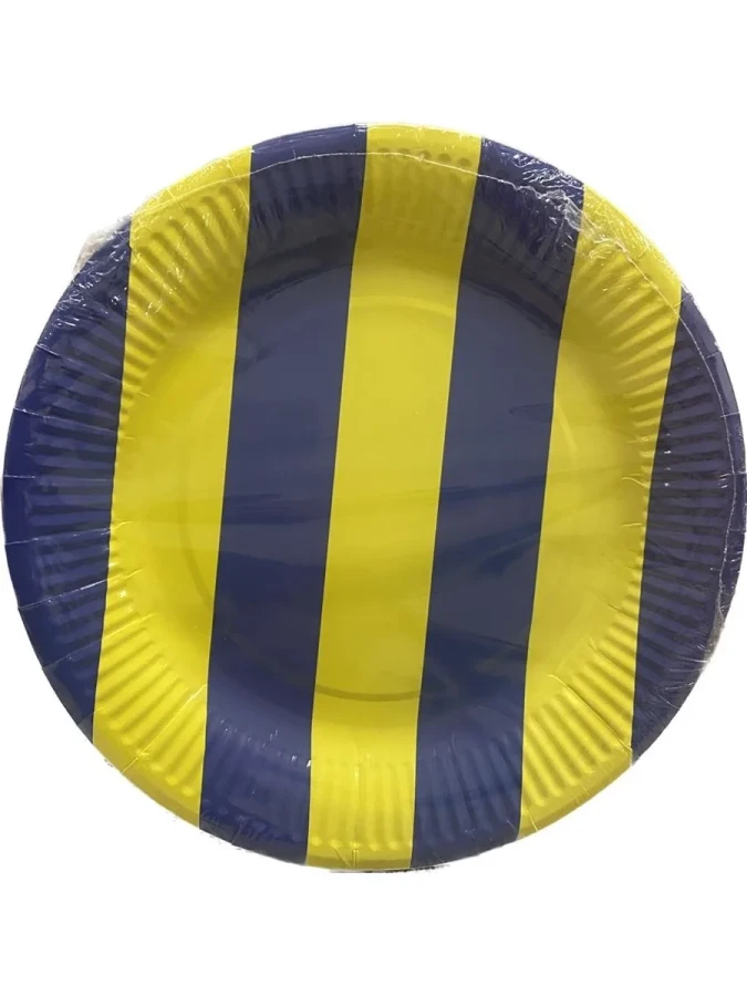 Nedi 22 Cm Karton Tabak 8 Li Sarı-lacivert 38225