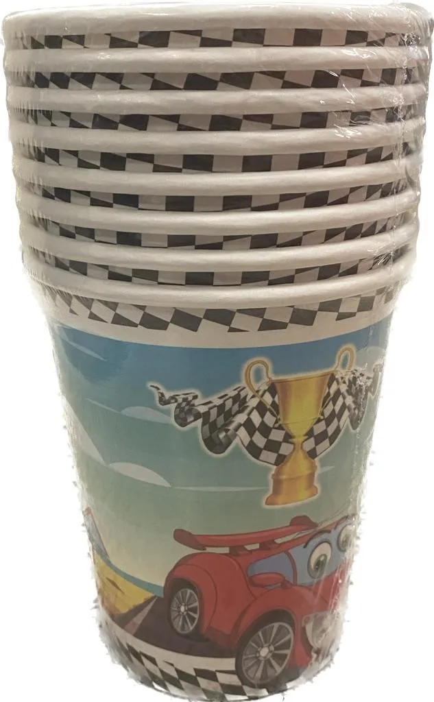 Nedi Karton Bardak 8"li Araba 58965