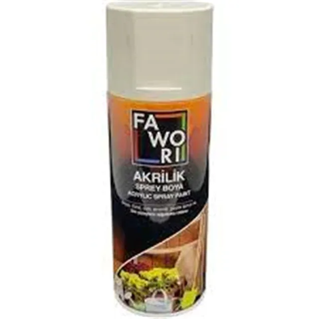 Fawori 400 Ml Akrilik Sprey Boya Açık Gri 7035