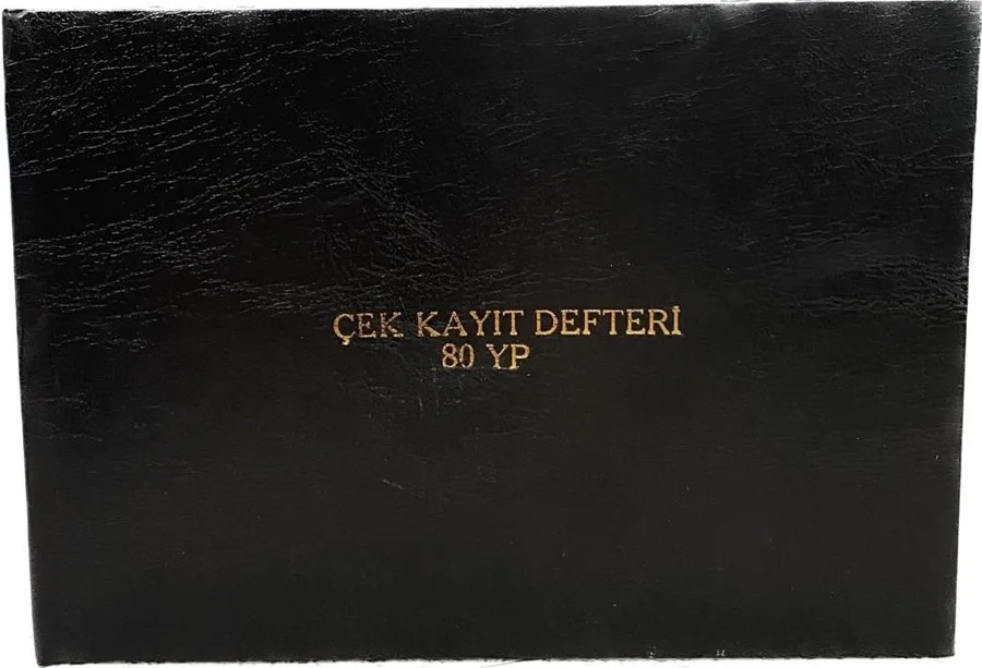 Altınyıldız 17x24 Çek Kayıt Defteri Ciltli 80yp.