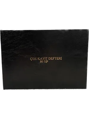 Altınyıldız 17x24 Çek Kayıt Defteri Ciltli 80yp.