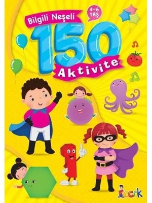 Bilgili Neşeli 150 Aktivite 4-6 Yaş - Bıcırık Yayınları